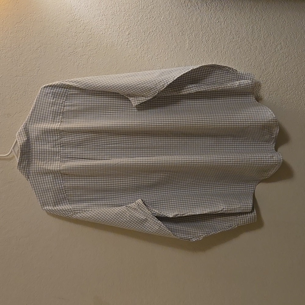 Vineyard Vines Button-down Shirt - White/Gray Plaid - Large - Picture 10 of 14